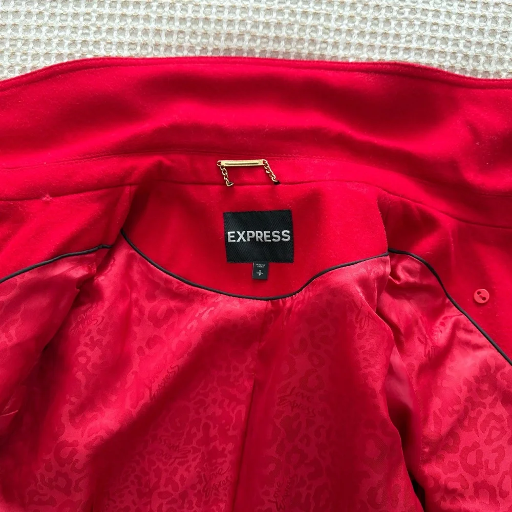 Express Red Jacket with Gold Accents - Picture 7 of 13
